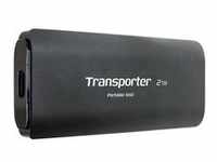 Transporter Portable SSD 2 TB, Externe SSD - schwarz, USB-C 3.2 Gen 2 (10...