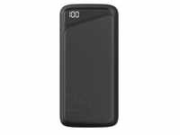 Schnelllade-Powerbank 20.000 mAh - schwarz, PD, Quick Charge 3.0, Super Charge