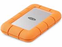 LaCie STMF500400, LaCie Rugged Mini SSD 500 GB, Externe SSD orange/silber,...
