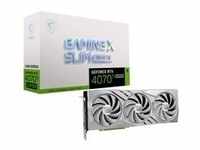 GeForce RTX 4070 Ti SUPER 16G GAMING X SLIM WHITE, Grafikkarte - weiß, DLSS 3, 3x