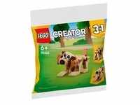 30666 Creator 3-in-1 Geschenkset mit Tieren, Konstruktionsspielzeug