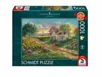 Thomas Kinkade Studios: Sonnenblumenfelder, Puzzle - 1000 Teile