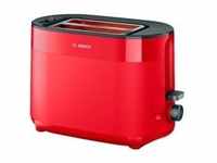 Kompakt-Toaster MyMoment TAT2M124 - rot, 950 Watt, für 2 Scheiben Toast