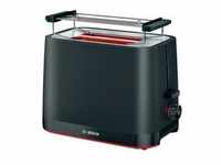Kompakt-Toaster MyMoment TAT3M123 - schwarz, 950 Watt, für 2 Scheiben Toast