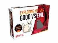 Asmodee EXKD0027, Asmodee Exploding Kittens - Good vs. Evil, Kartenspiel
