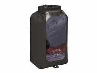 Ultralight Drysack 20 mit Sichtfenster, Packsack - schwarz