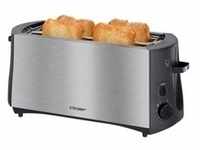 Langschlitz-Toaster 3719 - edelstahl/schwarz, 1.380 Watt, für 4 Scheiben Toast