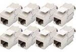 CAT 6A Keystone Modul geschirmt werkzeugfrei 8 Stk., Keystone-Modul