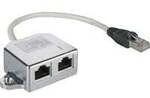 LAN-Kabel-Verteiler (Netzwerkdoppler), Y-Adapter 68908