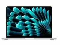 MacBook Air 34,5 cm (13,6") 2024, Notebook - silber, M3, 10-Core GPU, macOS, Deutsch,