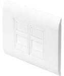 Leerdose f&uuml;r Keystone Module, 2x RJ-45, Anschlussdose