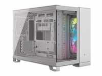 iCUE LINK 2500X RGB , Tower-Gehäuse - weiß, Tempered Glass x 2