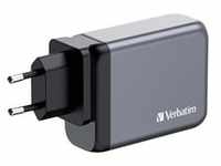 GaN-Ladegerät 100W, 1x USB-A , 3x USB-C - grau, PD 3.0, QC 3.0