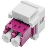 LWL Kupplung, Duplex, LC > LC Buchse, Multimode OM4