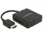 Adapter HDMI Stecker > HDMI + TOSLINK S/PDIF + 3,5mm Klinkenbuchse