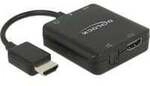 Adapter HDMI Stecker > HDMI + TOSLINK S/PDIF + 3,5mm Klinkenbuchse