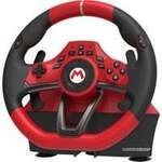 HORI NSX-123E, HORI Mario Kart Racing Wheel Pro Deluxe, Simulatoren-Set rot/schwarz,