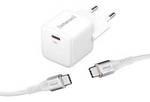 Power Adapter W30C GaN + C315C USB-C Kabel, Ladeger&auml;t