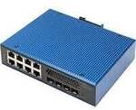 Industrialler 8 + 4 10G Uplink Port L3 managed Gigabit, Switch