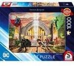 Thomas Kinkade Studios: DC Justice League - Hall Of Justice, Puzzle