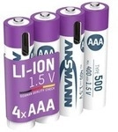 Li-Ion Akku Micro AAA Typ 500 (min. 400 mAh), 4er-Pack