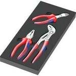 9780 Schaumstoffeinlage KNIPEX Zangen-Set 1, 3‑teilig
