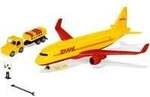 DHL Frachtflugzeug mit Zubeh&ouml;r, Modellfahrzeug