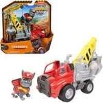 Rubble & Crew - Kran-Baufahrzeug mit Charger-Figur, Spielfahrzeug