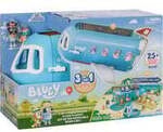 Bluey - 3-in-1 Airplane Spielset, Spielfahrzeug