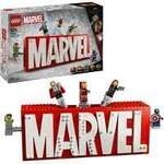76313 Marvel Super Heroes Marvel Logo & Minifiguren, Konstruktionsspielzeug