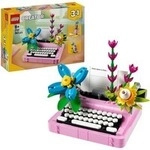 31169 Creator 3-in-1 Schreibmaschine mit Blumen, Konstruktionsspielzeug