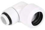Eiszapfen 16mm HardTube Anschraubt&uuml;lle 90&deg; drehbar G1/4 - White, Verbindung