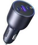 130W 3-Port Fast Car Charger, Ladeger&auml;t