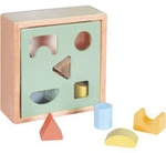 Steckbox mit 15 Steinen aus Holz