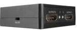 2 Port HDMI Splitter 18Gbps, kompakt