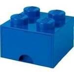LEGO Brick Drawer 4 blau, Aufbewahrungsbox