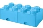 LEGO Brick Drawer 8 hellblau, Aufbewahrungsbox