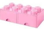 LEGO Brick Drawer 8 rosa, Aufbewahrungsbox