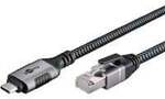 Ethernet-Kabel USB-C 3.2 Gen2 Stecker > RJ-45 Stecker, LAN-Adapter