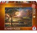 Terry Redlin: Sonnengold &uuml;ber reifen Feldern, Puzzle