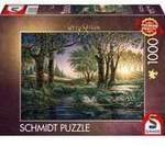 Terry Redlin: Morgenzauber am Teich, Puzzle