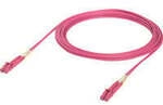 OM4 Duplex LC-LC UPC Glasfaser-Patchkabel