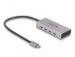 DeLock USB 10 Gbps USB Type-C Hub mit 4 x USB Type-C + 1 x USB Type-C PD 85 Watt,