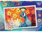 CreArt - Stolzer Pfau, Malen