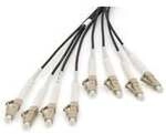 Glasfaser Universal Breakout Kabel, Duplex, LC/UPC Stecker, Multimode OM4