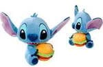 Disney Stitch mit Burger, Kuscheltier