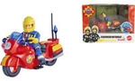Feuerwehrmann Sam Feuerwehr Motorrad mit Figur, Spielfahrzeug