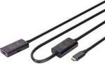 Aktives USB 3.2 Gen 1 Verl&auml;ngerungskabel, USB-C Stecker > USB-C Buchse
