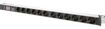 Steckdosenleiste PDU mit Aluminiumprofil, 12-fach