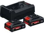 EXPERT Starter-Set 2x EXBA 18V-40 + Dual-Voltage-Ladeger&auml;t GAL 12V/18V-80